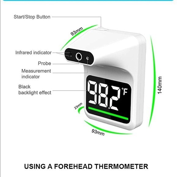 Wall Mounted Infrared Thermometer - Picture 2 of 6